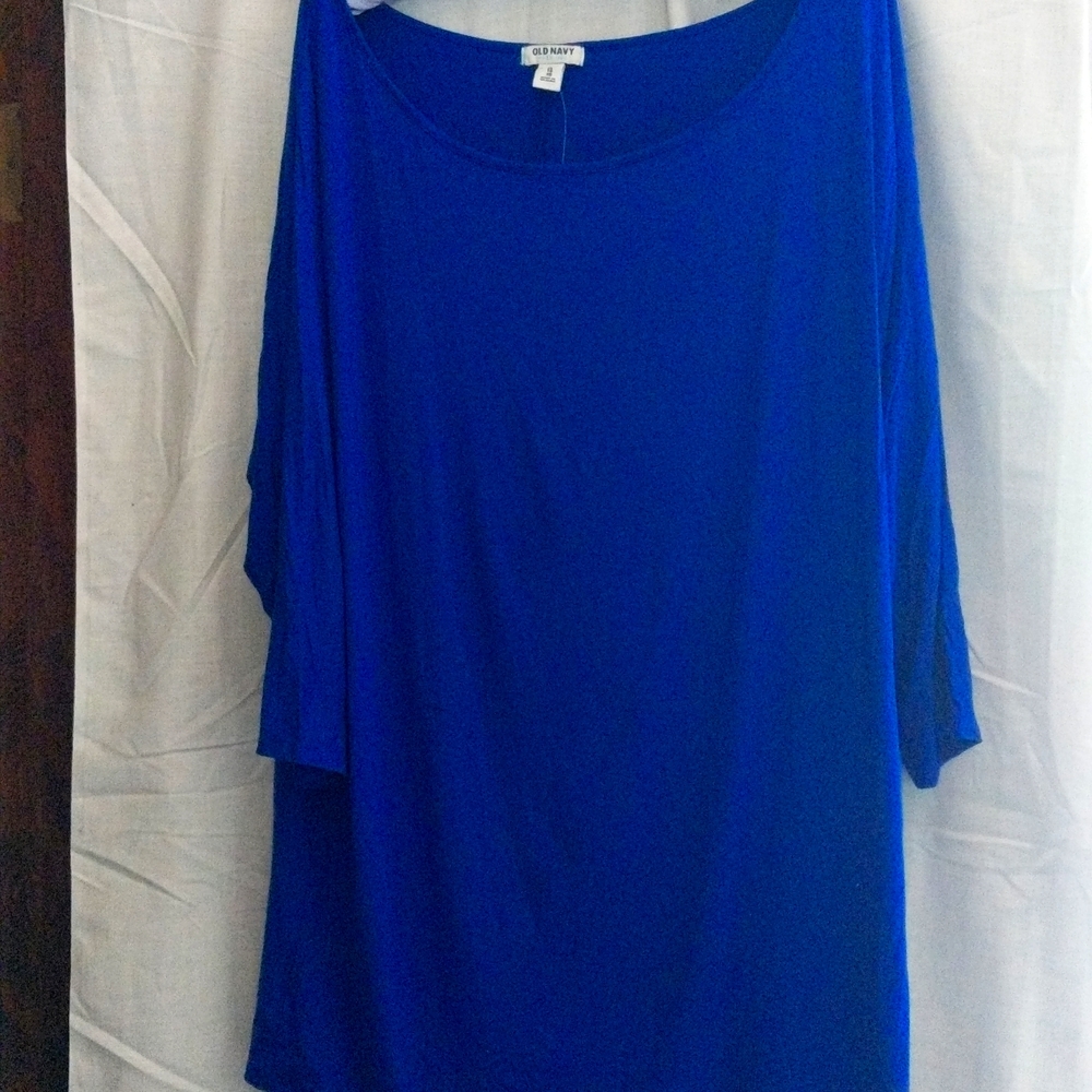 ❤️ Very Pretty Old Navy Royal Blue Tunic Top